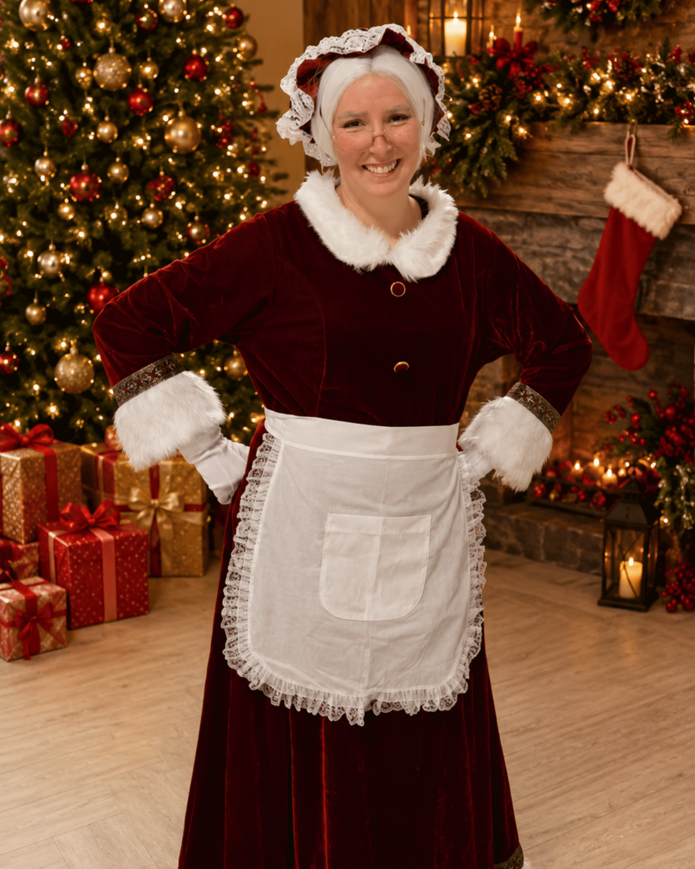 Maman Noël de la troupe JDO lors d’un événement.